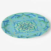 Mandala papieren Borden Papieren Bordje (Gekanteld)