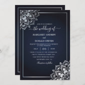 mandala partners trouwuitnodiging kaart (Voorkant / Achterkant)