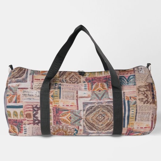 Mandala Patchwork Duffle Bag Plunjezak (Achterkant)