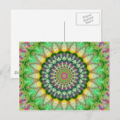 Mandala Patchwork no.1, gemaakt door Tutti Briefkaart (Voorkant / Achterkant)