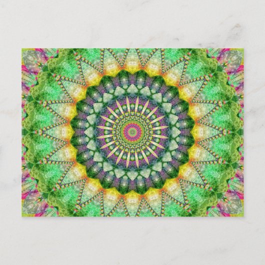Mandala Patchwork no.1, gemaakt door Tutti Briefkaart (Voorkant)