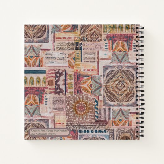 Mandala Patchwork Notitieboek (Achterkant)