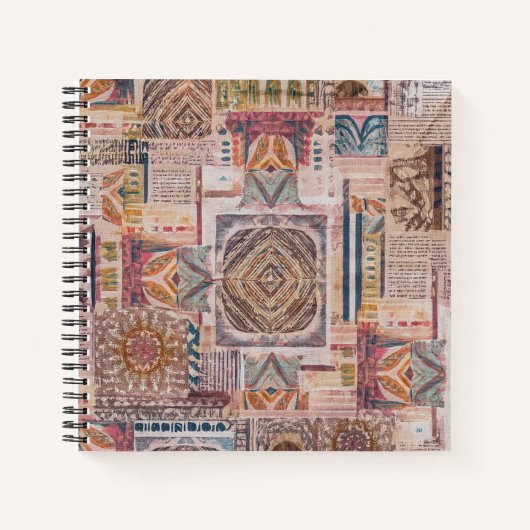 Mandala Patchwork Notitieboek (Voorkant)