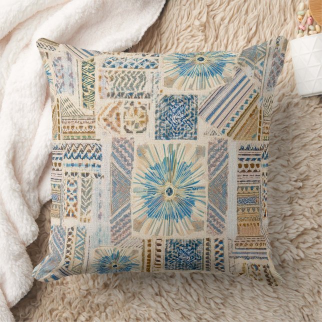 Mandala Patchwork Pillow Kussen (Deken)