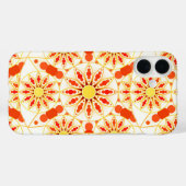 Mandala patroon, baksteenrood, roest, goud Case-Mate iPhone case (Achterkant (horizontaal))