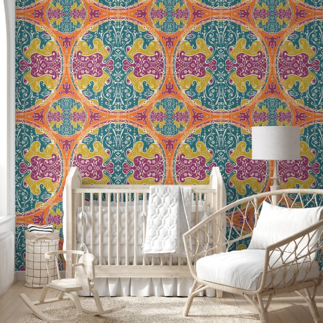  Mandala Patroon - Boheems Chic 1 Behang (Kinderen)