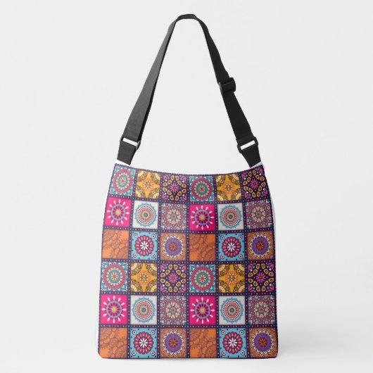 Mandala Patroon Crossbody Tas (Voorkant)