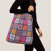 Mandala Patroon Crossbody Tas (Dichtbij)