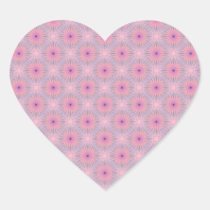 Mandala Patroon Hart Sticker