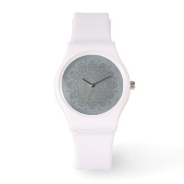 mandala patroon horloge