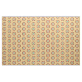 Mandala patroon in karamel en chocolade stof (Yard (91,4 cm))