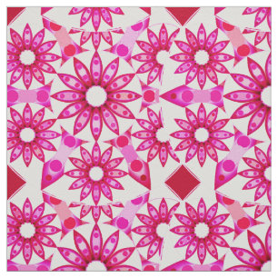 Mandala patroon in schaduwen van roze, maroon stof