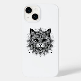Mandala Patroon Kat Ontwerp Case-Mate iPhone 14 Hoesje