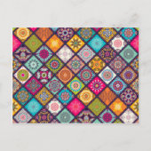 Mandala patroon kleurrijk Marokkaans Briefkaart (Voorkant)