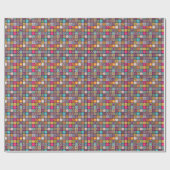 Mandala patroon kleurrijk Marokkaans Cadeaupapier (Vlak)