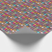 Mandala patroon kleurrijk Marokkaans Cadeaupapier (Hoek)