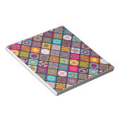 Mandala patroon kleurrijk Marokkaans Notitieblok (Schuin)