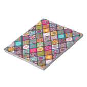 Mandala patroon kleurrijk Marokkaans Notitieblok (Linkerzijde)