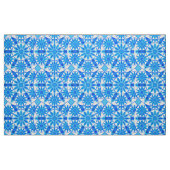 Mandala patroon, kobalt, turquoise en wit stof (Fat Quarter)