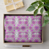 Mandala patroon, lavendel, roze, warm roze, wit tissuepapier (Geschenk)