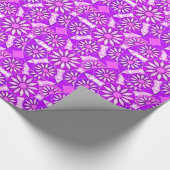 Mandala patroon, paars, orchidee en roze cadeaupapier (Hoek)