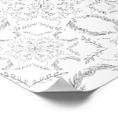 Mandala patroon poster (Hoek)