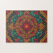 Mandala patroon puzzel legpuzzel (Horizontaal)
