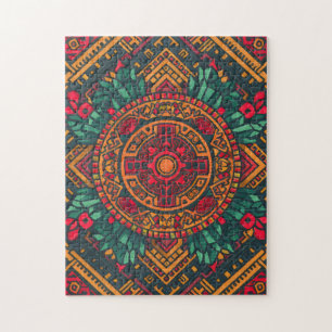 Mandala patroon puzzel legpuzzel