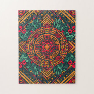 Mandala patroon puzzel legpuzzel