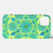 Mandala patroon, turquoise, blauw, kalkgroen Case-Mate iPhone case (Achterkant (horizontaal))