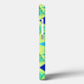 Mandala patroon, turquoise, blauw, kalkgroen Case-Mate iPhone case (Achterkant / Links)