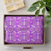 Mandala patroon, violet, orchidee en roze tissuepapier (Geschenk)