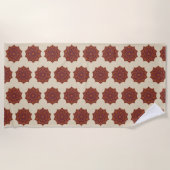 Mandala Patroon Yoga Strandlaken (Voorkant)