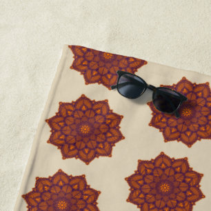 Mandala Patroon Yoga Strandlaken