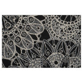 Mandala Patroon Zwarte Stof (Fat Quarter)