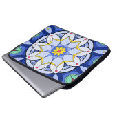 Mandala Pattern 01 Electronics Bag Laptop Sleeve (Voorkant onderkant)