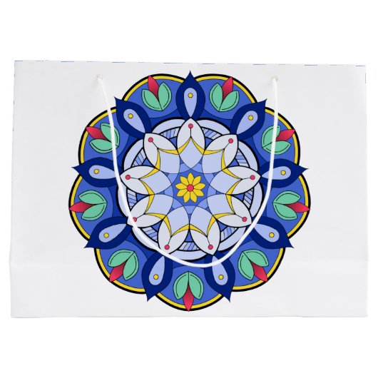 Mandala Pattern 01 Groot Cadeauzakje (Achterkant)