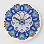 Mandala Pattern 01 Grote Klok (Voorkant)