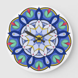 Mandala Pattern 01 Grote Klok