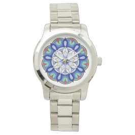 Mandala Pattern 01 Horloge