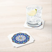 Mandala Pattern 01 Kartonnen Onderzetters (Insitu)