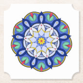 Mandala Pattern 01 Kartonnen Onderzetters (Voorkant)