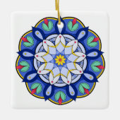 Mandala Pattern 01 Keramisch Ornament (Voorkant)