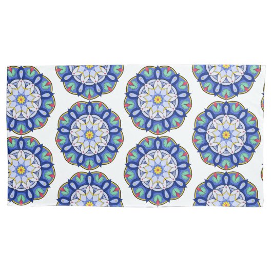 Mandala Pattern 01 Kussensloop (Voorkant-Links)