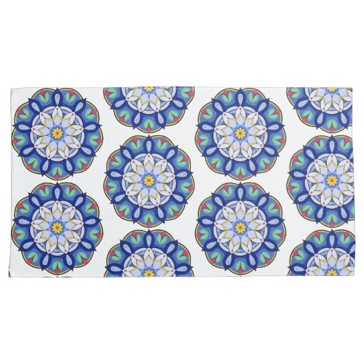 Mandala Pattern 01 Kussensloop (Voorkant-Rechts)