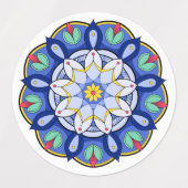 Mandala Pattern 01 Labels (Design 1)