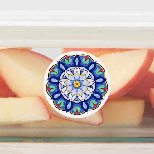 Mandala Pattern 01 Labels (Aangebracht)