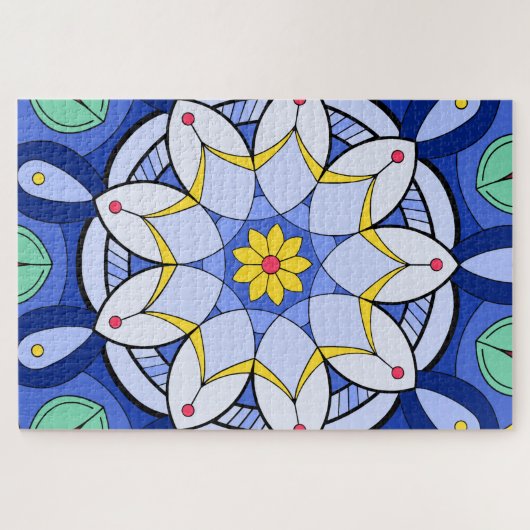 Mandala Pattern 01 Legpuzzel (Horizontaal)