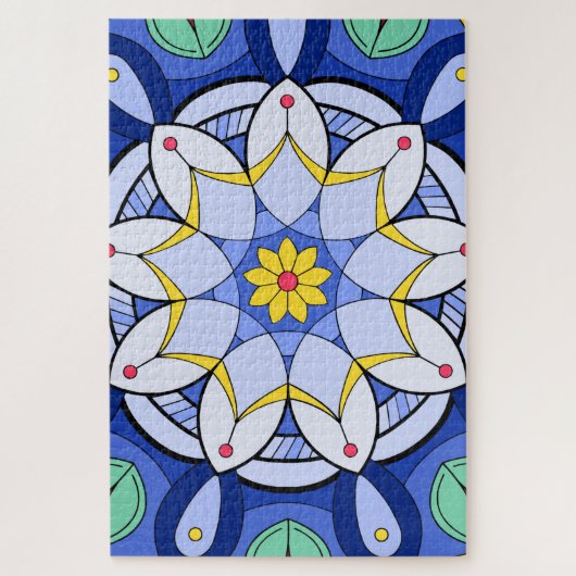 Mandala Pattern 01 Legpuzzel (Verticaal)