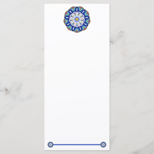 Mandala Pattern 01 Menu (Achterkant)